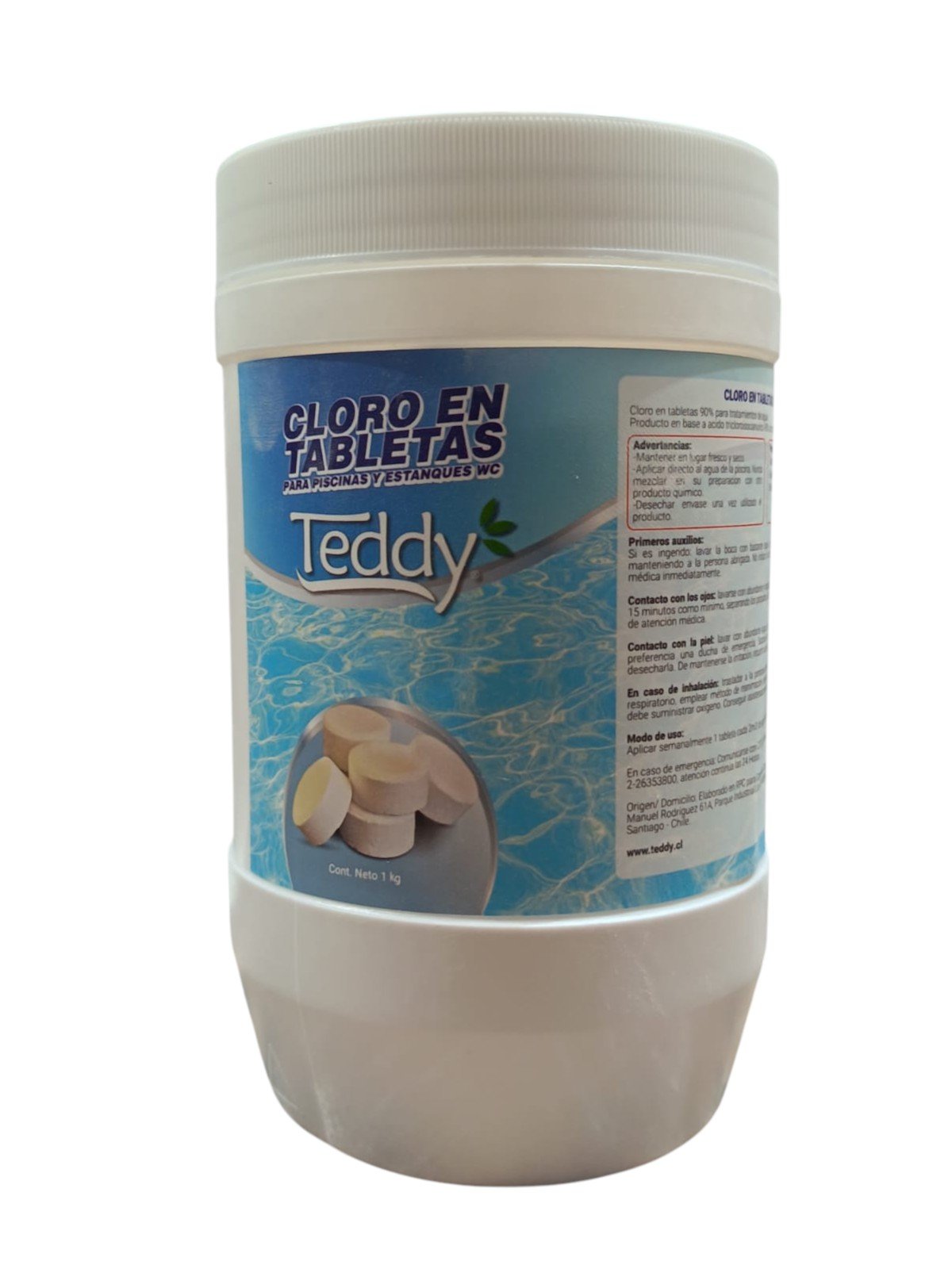 CLORO TABLETA 20GR, TEDDY